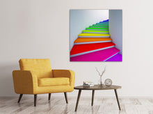 Load image into Gallery viewer, Canvas print Colorful Stairs