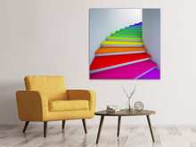 Load image into Gallery viewer, Canvas print Colorful Stairs