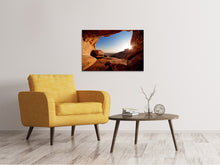 Load image into Gallery viewer, Canvas print Sunset In Front Of The cave