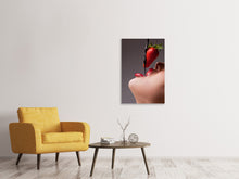Load image into Gallery viewer, Canvas print Strawberry Kiss