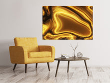 Load image into Gallery viewer, Canvas print Abstract Liquid Gold