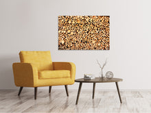 Load image into Gallery viewer, Canvas print Logs