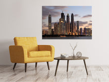 Load image into Gallery viewer, Canvas print Skyline Dubai At Sunset
