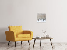 Load image into Gallery viewer, Canvas print Birch Forest Tracks In Snow