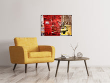 Load image into Gallery viewer, Canvas print Music Text In Grunge Style