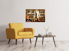 Load image into Gallery viewer, Canvas print Rock In Grunge Style