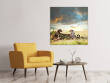 Load image into Gallery viewer, Canvas print Cheetahs