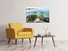 Load image into Gallery viewer, Canvas print Bath In The Sea.