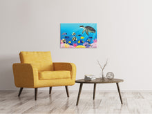 Load image into Gallery viewer, Canvas print Children`s Underwater World