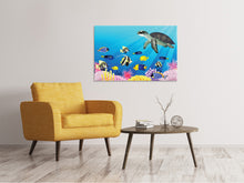 Load image into Gallery viewer, Canvas print Children`s Underwater World