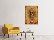 Load image into Gallery viewer, Canvas print Golden Buddha Statue