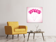 Load image into Gallery viewer, Canvas print Heart Balloons