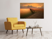 Load image into Gallery viewer, Canvas print The Footbridge By The Sea