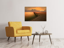 Load image into Gallery viewer, Canvas print The Footbridge By The Sea