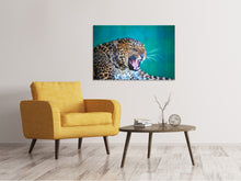Load image into Gallery viewer, Canvas print Attention Leopard