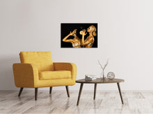 Load image into Gallery viewer, Canvas print Gold DJ`s