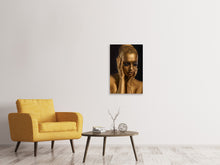Load image into Gallery viewer, Canvas print Gold-Face
