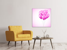 Load image into Gallery viewer, Canvas print Pink Balloons