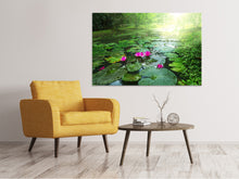 Load image into Gallery viewer, Canvas print Garden Pond