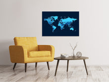 Load image into Gallery viewer, Canvas print World Map