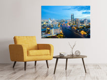Load image into Gallery viewer, Canvas print Skyline Bangkok At Dusk
