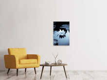 Load image into Gallery viewer, Canvas print Black And White Photograph Waterlily