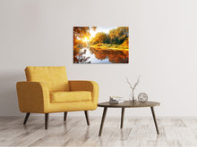 Load image into Gallery viewer, Canvas print Forest Reflection In Water