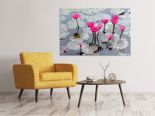 Load image into Gallery viewer, Canvas print Jump In The Lily Pond