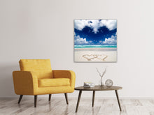 Load image into Gallery viewer, Canvas print Beach Love