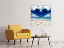 Load image into Gallery viewer, Canvas print Beach Love