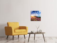 Load image into Gallery viewer, Canvas print Flowery Mountain Landscape