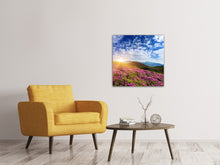 Load image into Gallery viewer, Canvas print Flowery Mountain Landscape