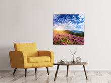 Load image into Gallery viewer, Canvas print Flowery Mountain Landscape