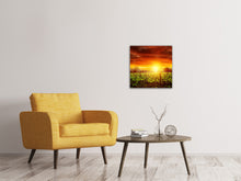 Load image into Gallery viewer, Canvas print The Vineyard At Sunset