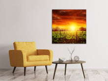 Load image into Gallery viewer, Canvas print The Vineyard At Sunset