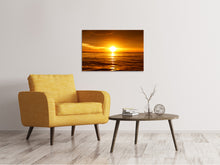 Load image into Gallery viewer, Canvas print Glowing Sunset On The Water