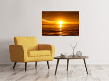 Load image into Gallery viewer, Canvas print Glowing Sunset On The Water