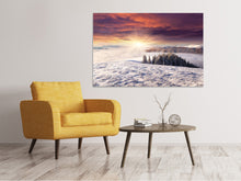 Load image into Gallery viewer, Canvas print Sunrise Winter Landscape