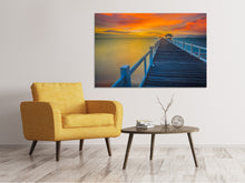Load image into Gallery viewer, Canvas print A Wooden Bridge In The Far East