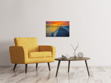 Load image into Gallery viewer, Canvas print A Wooden Bridge In The Far East