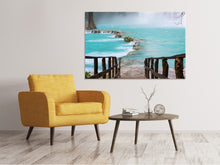 Load image into Gallery viewer, Canvas print House At Waterfall