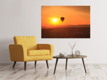 Load image into Gallery viewer, Canvas print Hot Air Balloon At Sunset