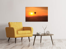 Load image into Gallery viewer, Canvas print Hot Air Balloon At Sunset