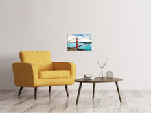Load image into Gallery viewer, Canvas print Red Golden Gate Bridge