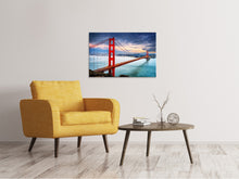 Load image into Gallery viewer, Canvas print The Golden Gate Bridge At Sunset