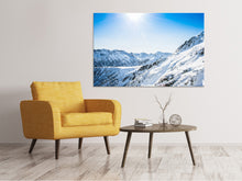 Load image into Gallery viewer, Canvas print Mountain Panorama In Snow
