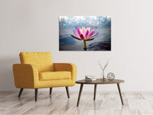 Load image into Gallery viewer, Canvas print Lotus In The Morning Dew