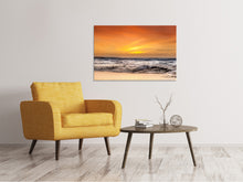 Load image into Gallery viewer, Canvas print Lake With Sunset