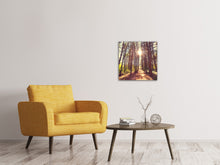 Load image into Gallery viewer, Canvas print Light At The End Of The Forest Path