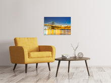 Load image into Gallery viewer, Canvas print Brooklyn Bridge At Night